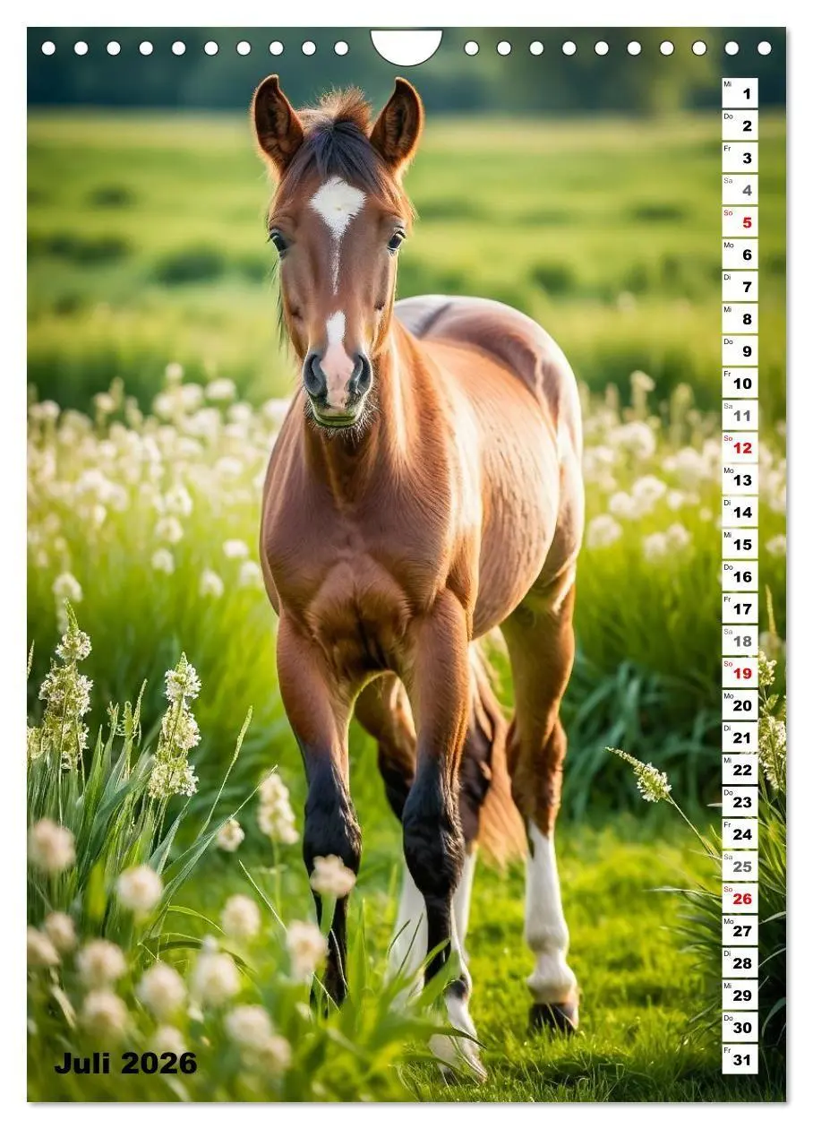 Bild: 9783516670233 | Pferdekalender - Wunderschöne Pferde in Natur und Portraits...