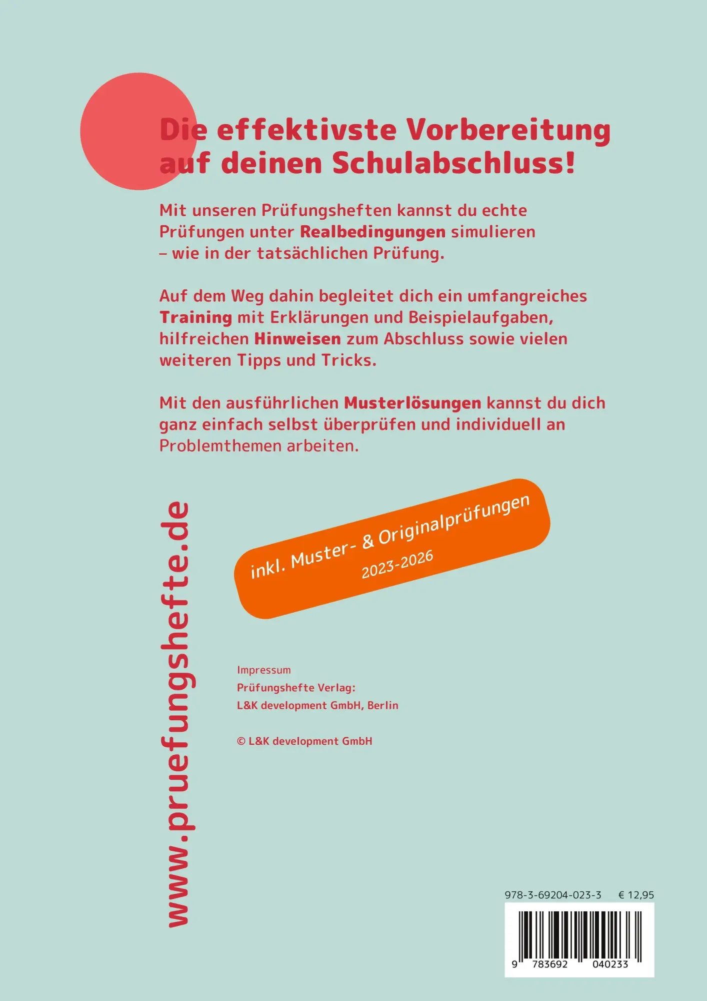 Rückseite: 9783692040233 | Prüfungsheft Hauptschule 2027 BW - Deutsch | Taschenbuch | Deutsch