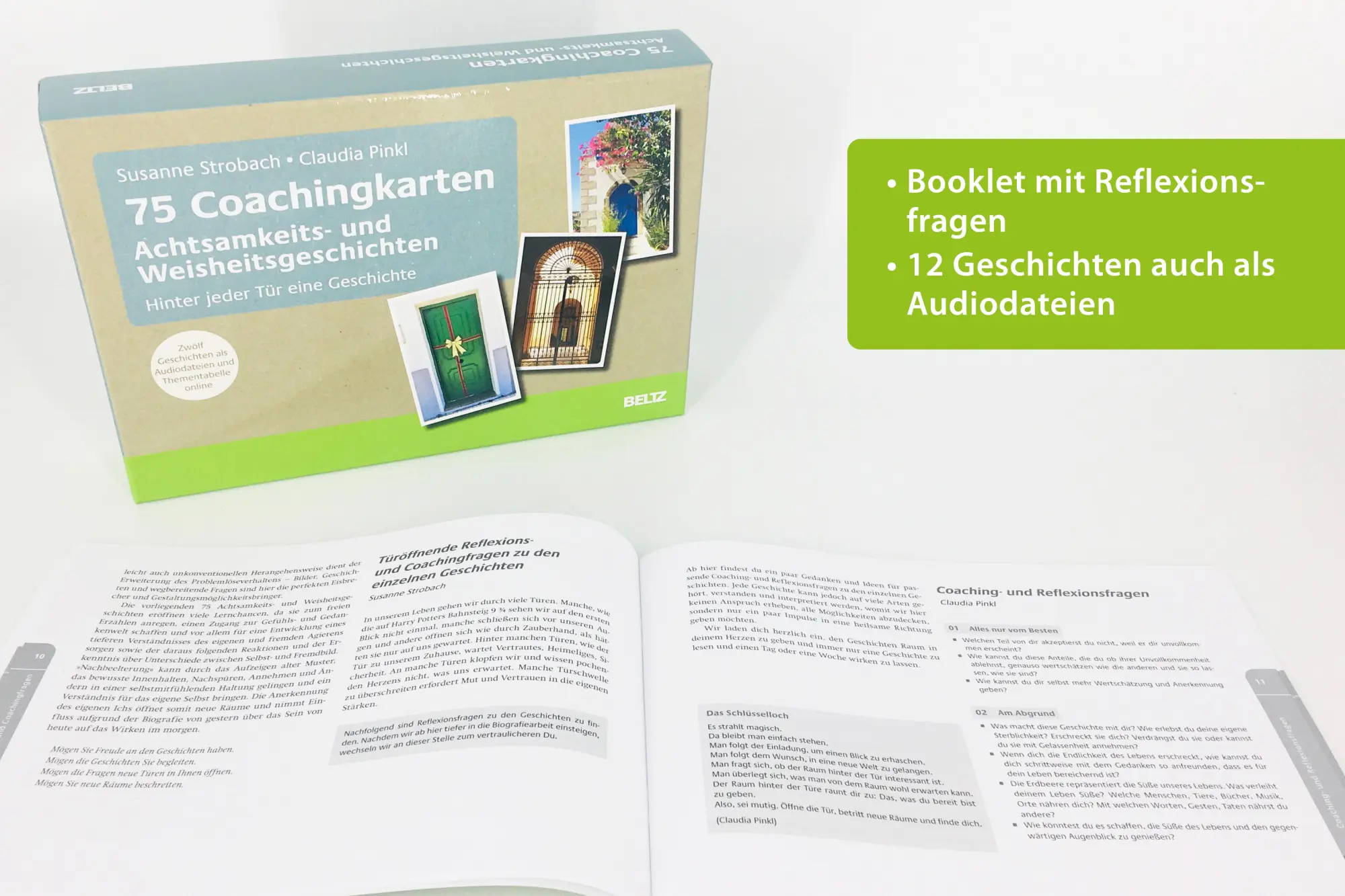 Bild: 4019172300333 | 75 Coachingkarten Achtsamkeits- und Weisheitsgeschichten | Box | 75 S.