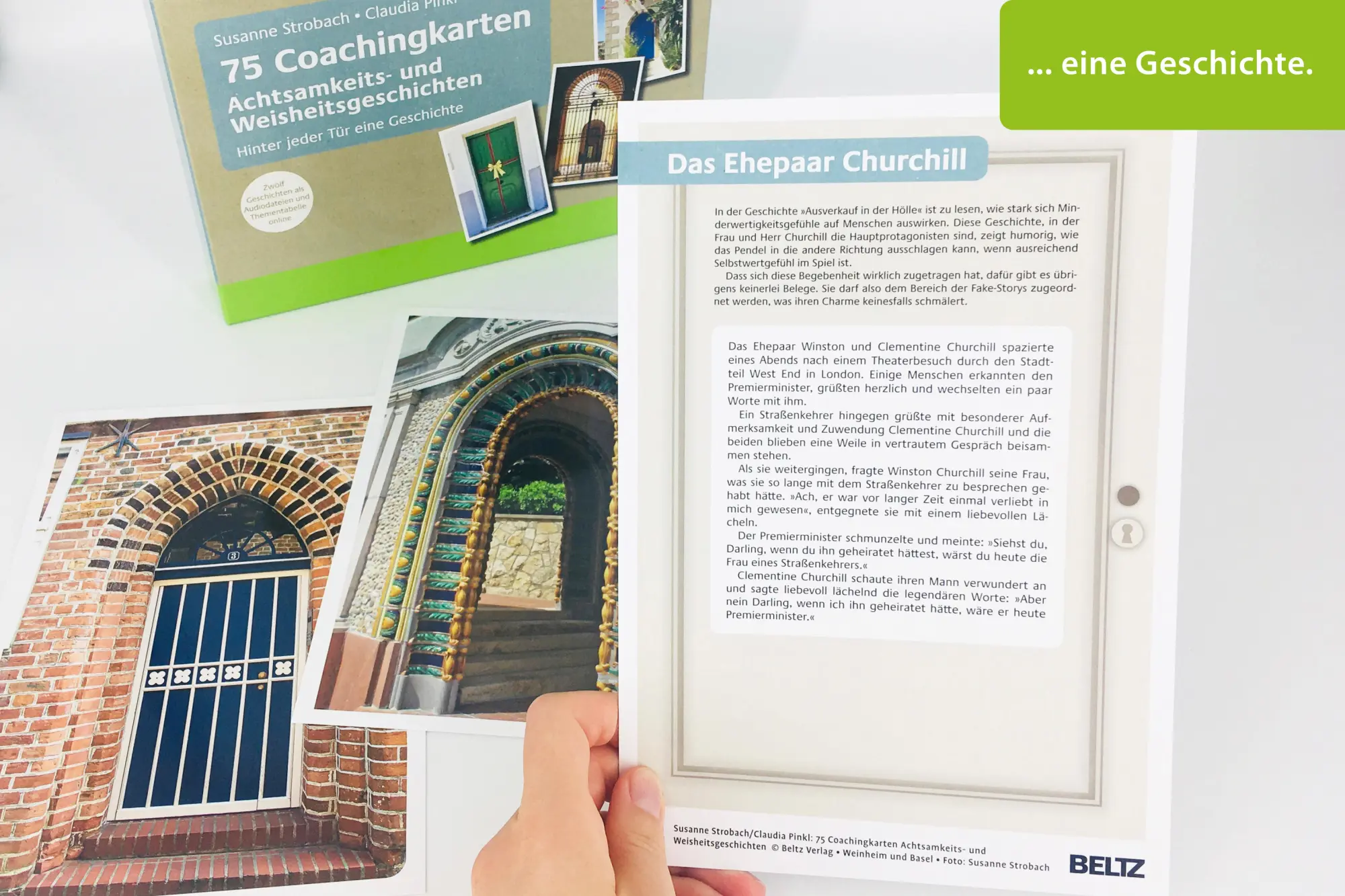 Bild: 4019172300333 | 75 Coachingkarten Achtsamkeits- und Weisheitsgeschichten | Box | 75 S.