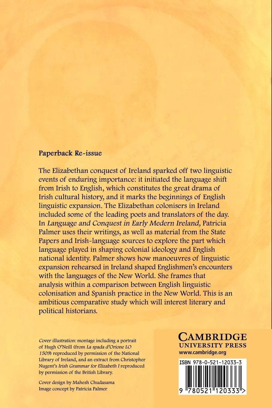 Rückseite: 9780521120333 | Language and Conquest in Early Modern Ireland | Patricia Palmer | Buch