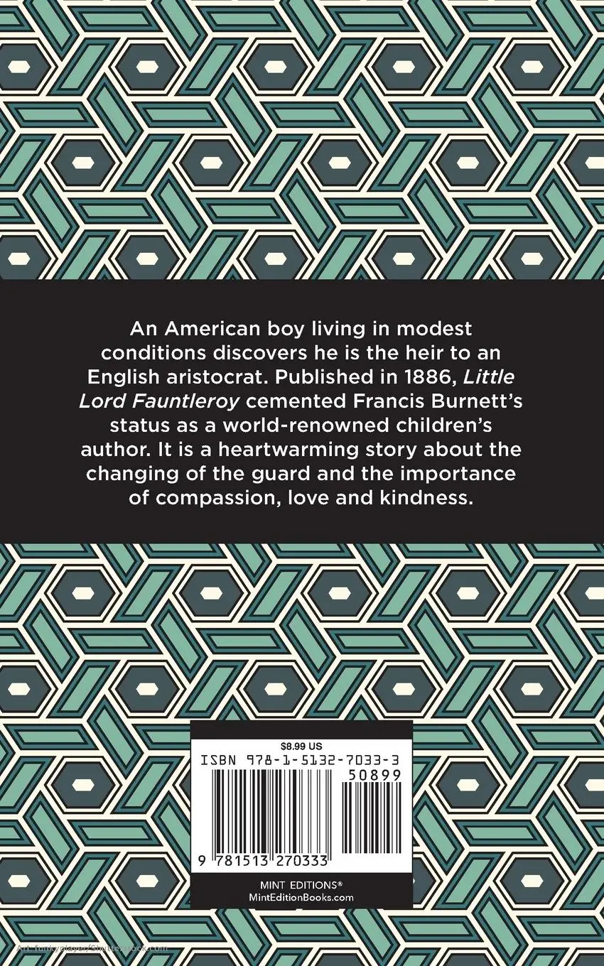 Rückseite: 9781513270333 | Little Lord Fontleroy | Frances Hodgson Burnett | Taschenbuch | 2021