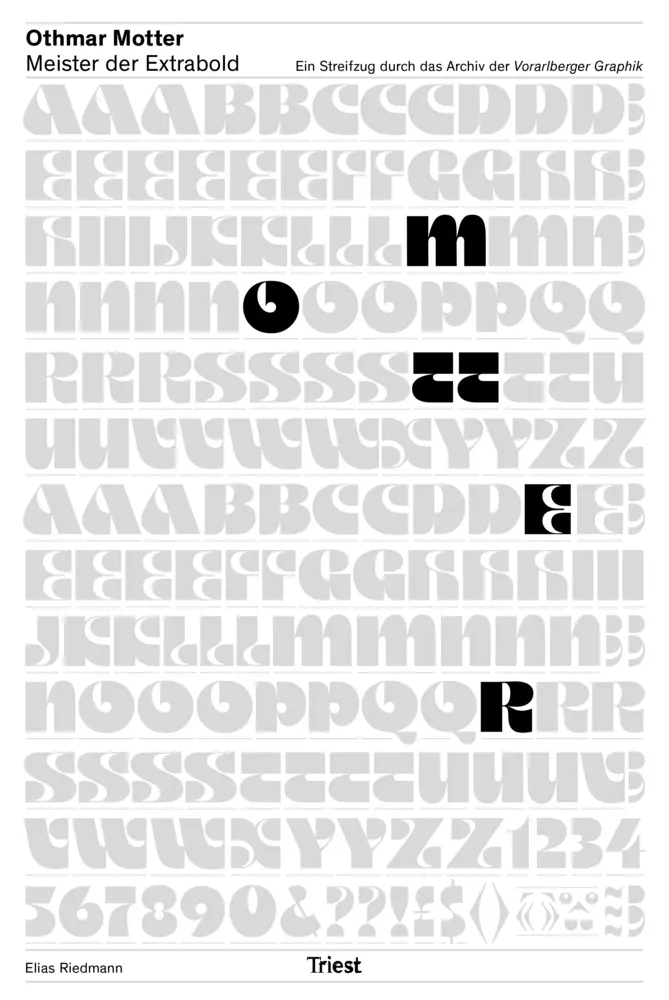 Cover: 9783038630333 | Othmar Motter - Meister der Extrabold, m. 1 Beilage | Elias Riedmann