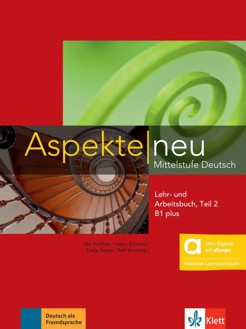 Cover: 9783126050333 | Aspekte neu B1 plus Teil 2 - Hybride Ausgabe allango | Bundle | 2024