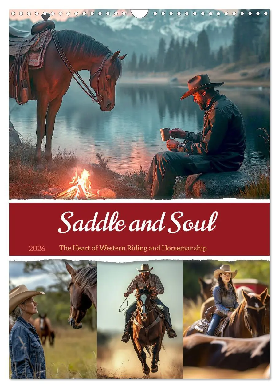 Cover: 9783457260333 | Saddle and Soul (Wall Calendar 2026 DIN A3 portrait), CALVENDO 12...