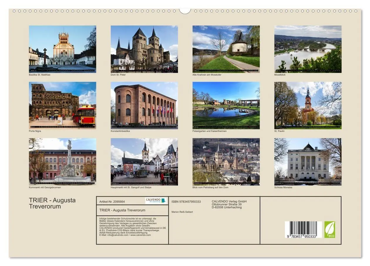 Bild: 9783457950333 | TRIER - Augusta Treverorum (hochwertiger Premium Wandkalender 2026...
