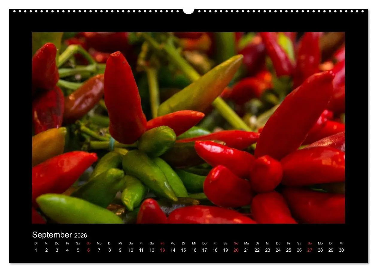 Bild: 9783516110333 | essbar - Buntes Obst und Gemüse (Wandkalender 2026 DIN A2 quer),...