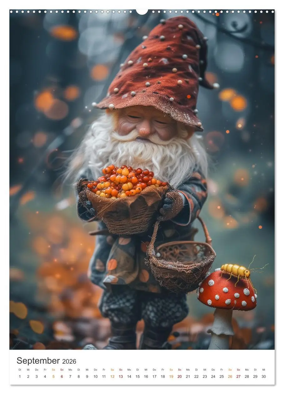 Bild: 9783516280333 | Zwerge und Wichtel (hochwertiger Premium Wandkalender 2026 DIN A2...