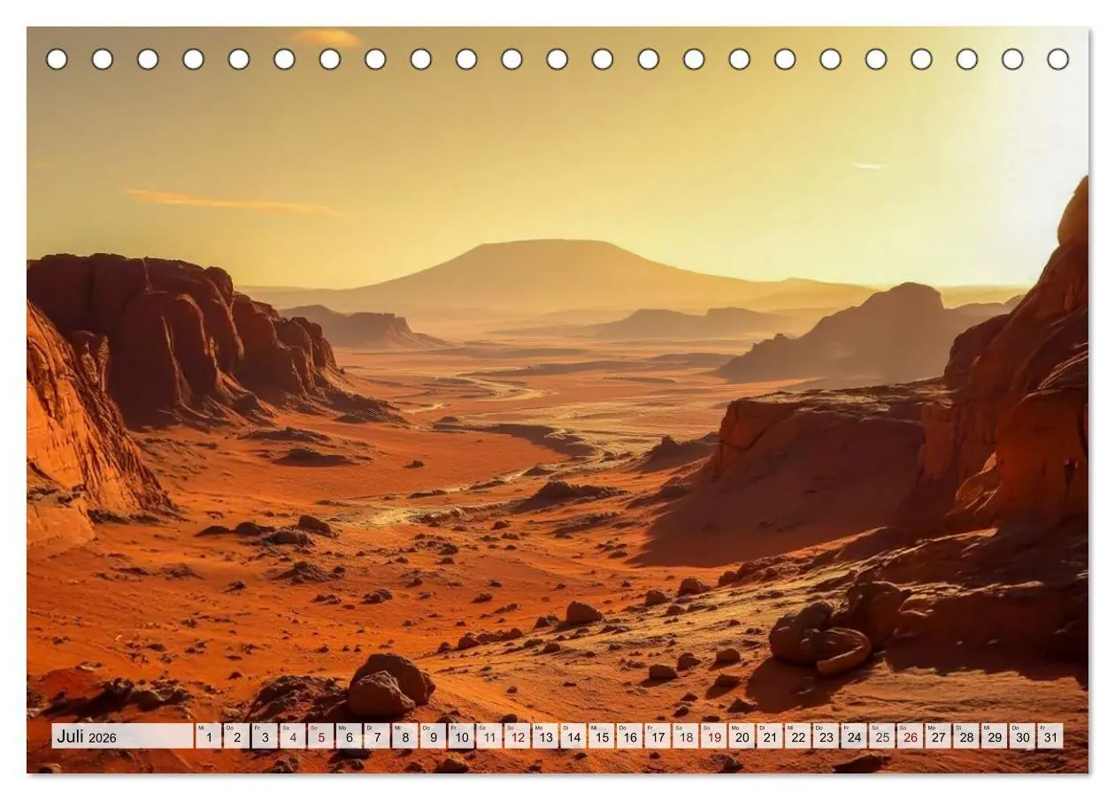 Bild: 9783516730333 | Kosmische Landschaften - Jenseits der Erde (Tischkalender 2026 DIN...