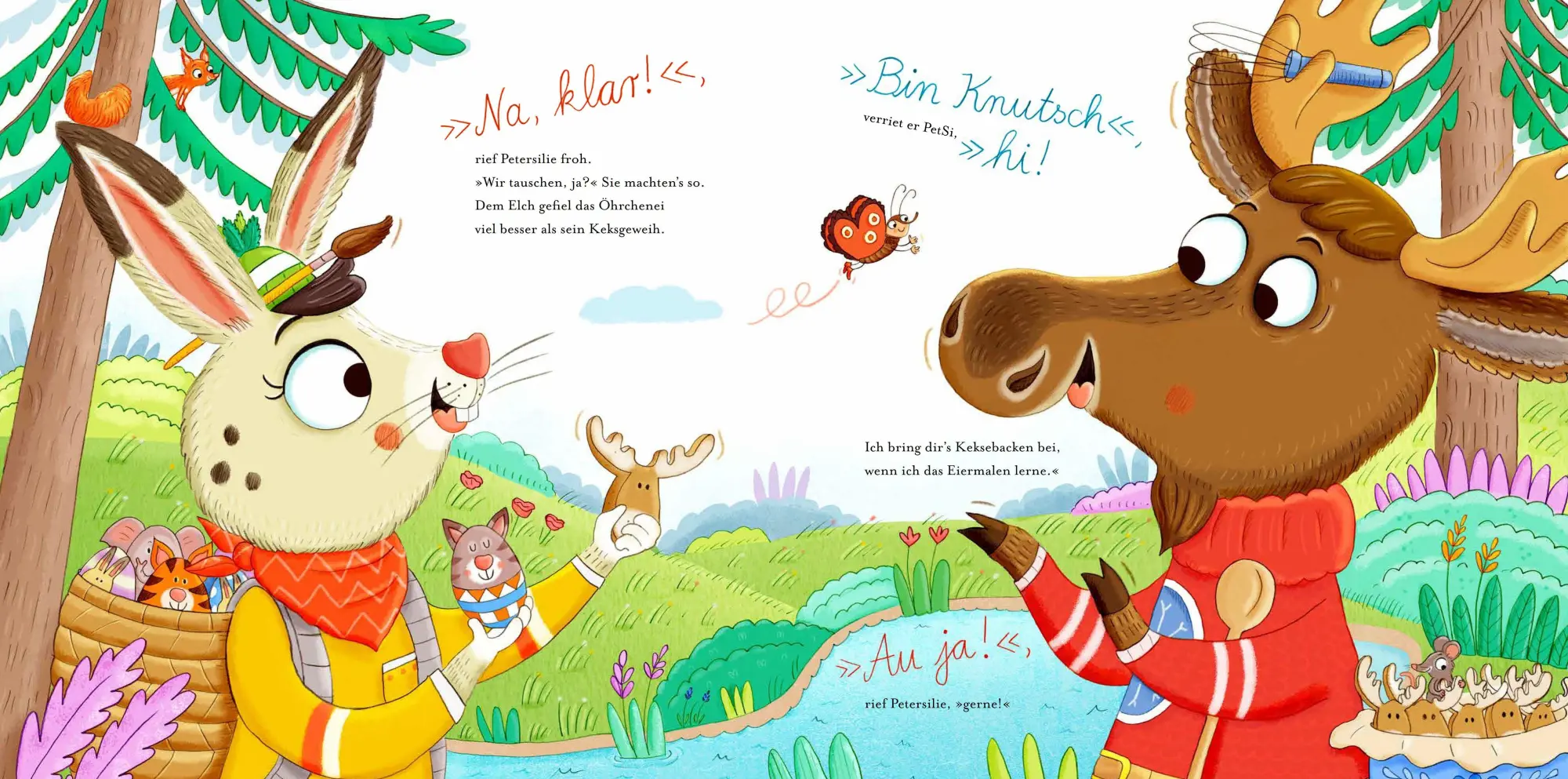 Bild: 9783833910333 | Knutsch &amp; Petersilie - Osterelch und Weihnachtshase | Cornelia Boese