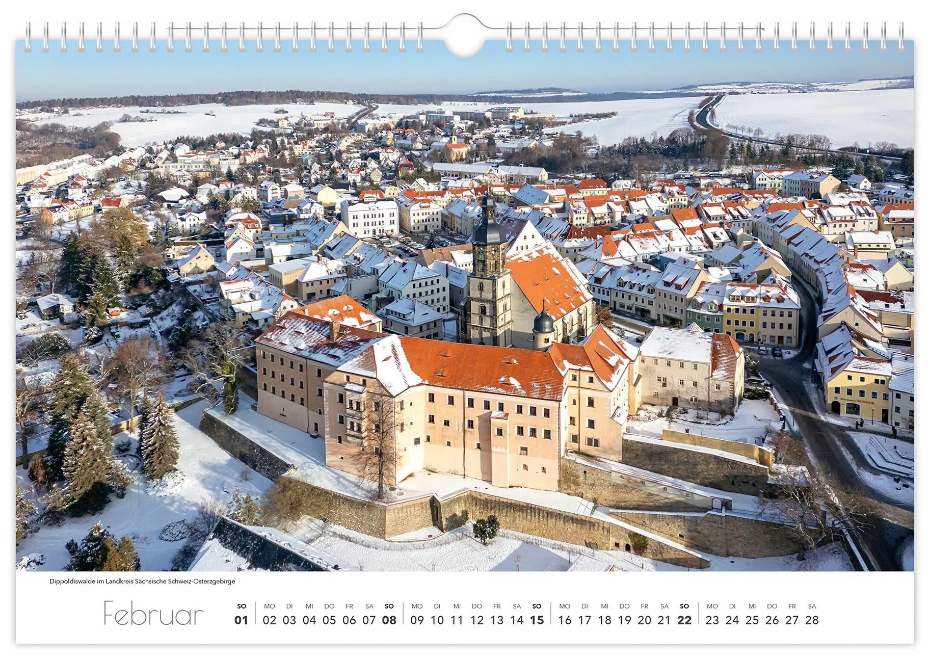 Bild: 9783910680333 | Kalender Sachsen von oben 2026 - Luftaufnahmen | Peter Schubert | 2026