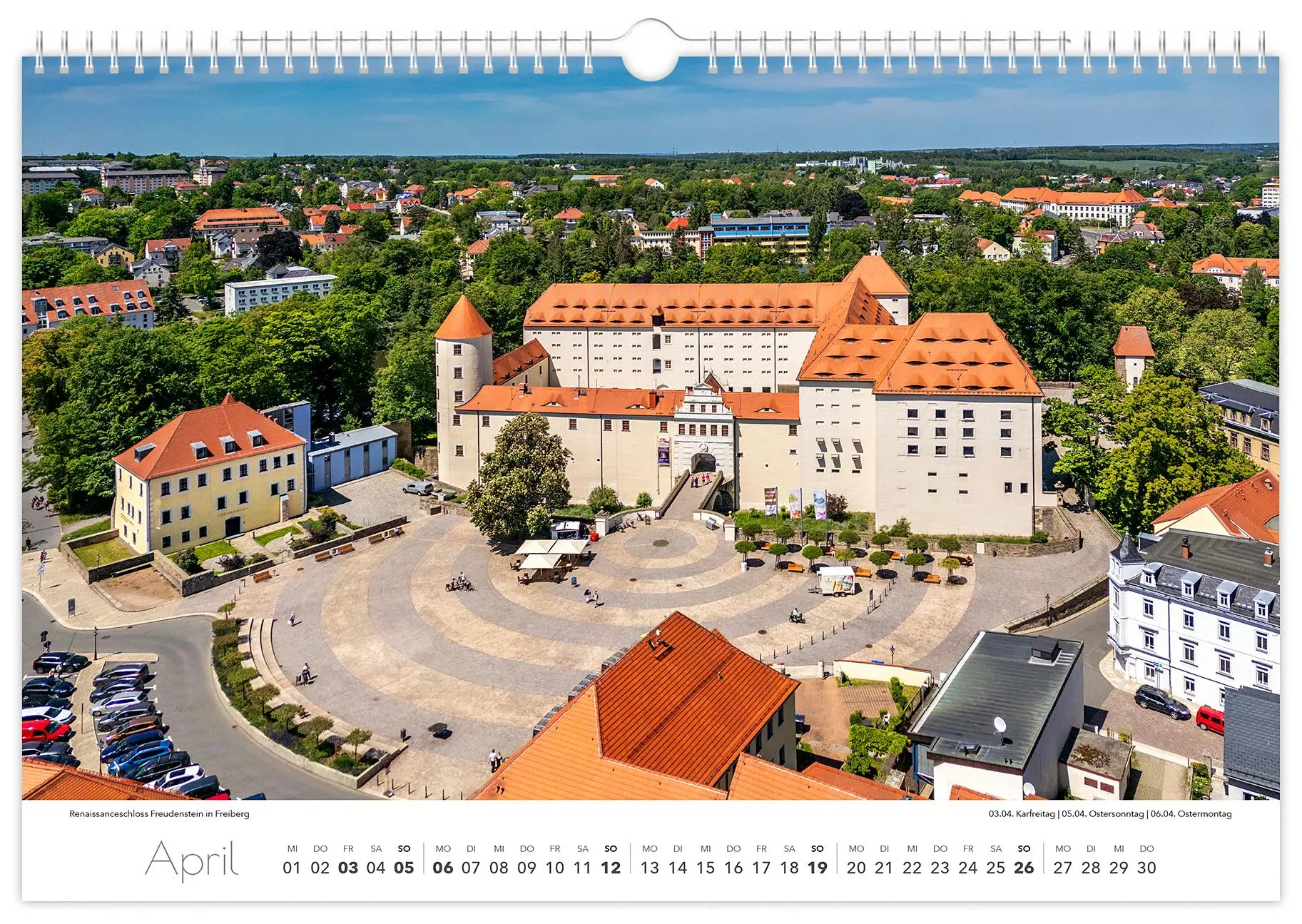 Bild: 9783910680333 | Kalender Sachsen von oben 2026 - Luftaufnahmen | Peter Schubert | 2026
