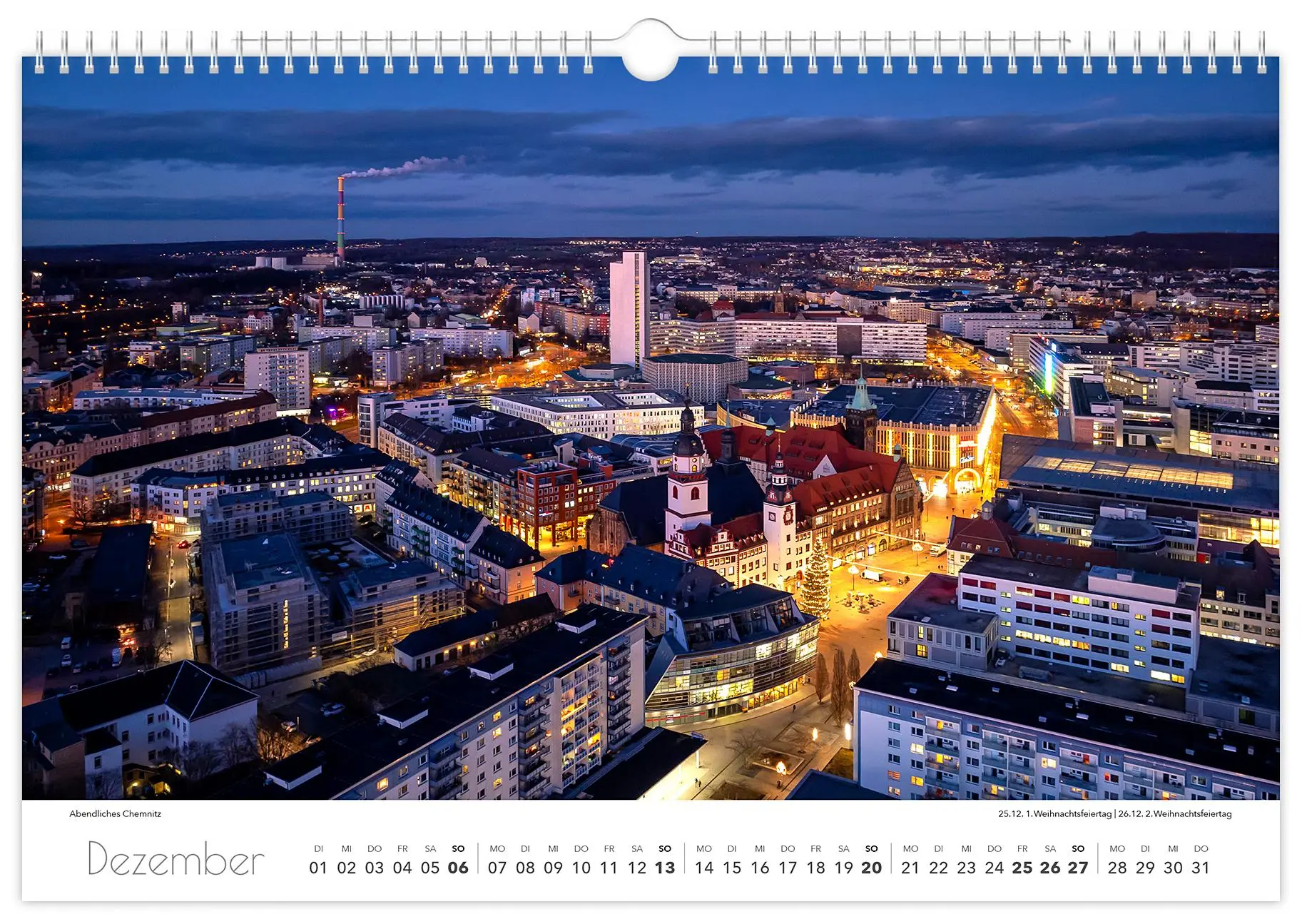 Bild: 9783910680333 | Kalender Sachsen von oben 2026 - Luftaufnahmen | Peter Schubert | 2026