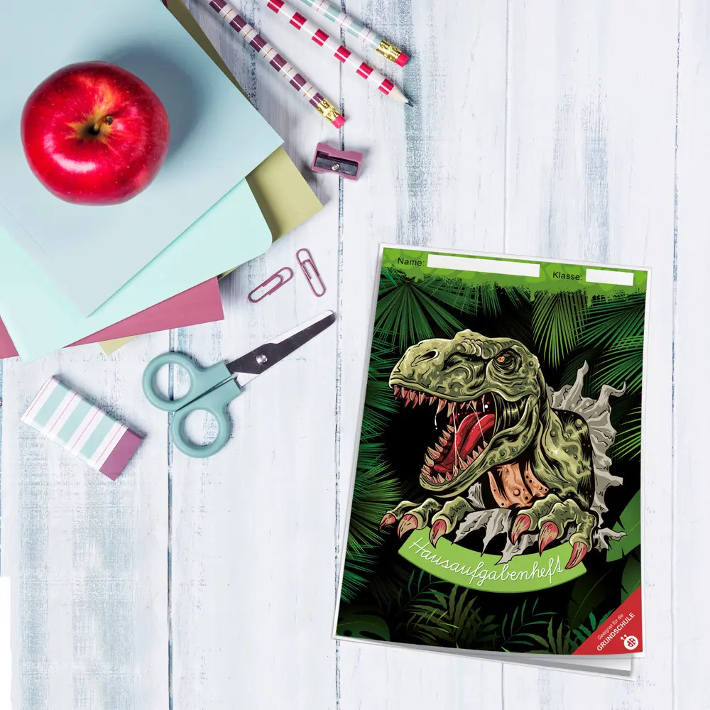 Bild: 4251901510433 | Trötsch Hausaufgabenheft Grundschule Dino | Co.KG | Taschenbuch