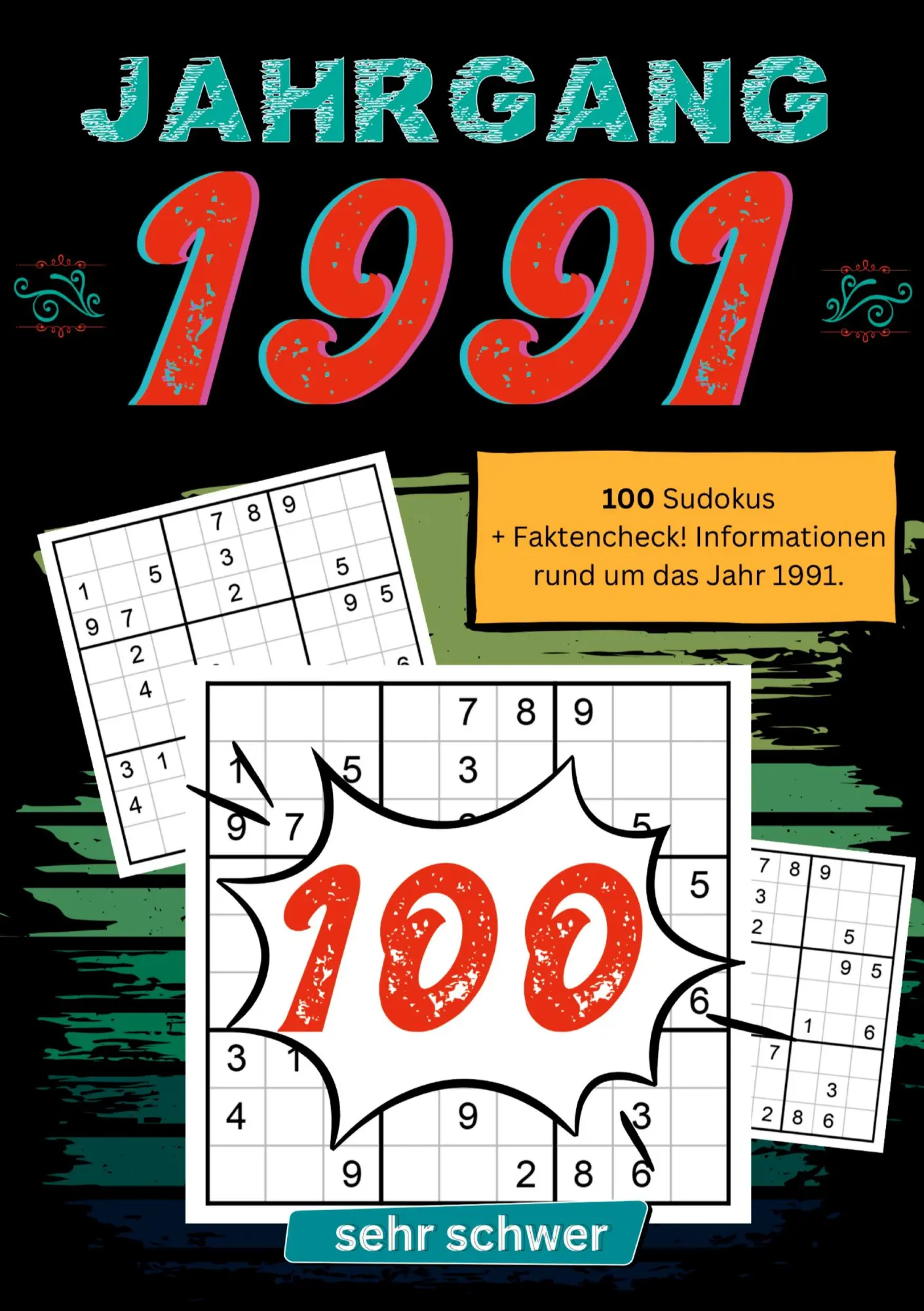 Cover: 9783384130433 | 1991- Rätselspaß und Zeitreise | Sudoku Jahrbücher | Taschenbuch