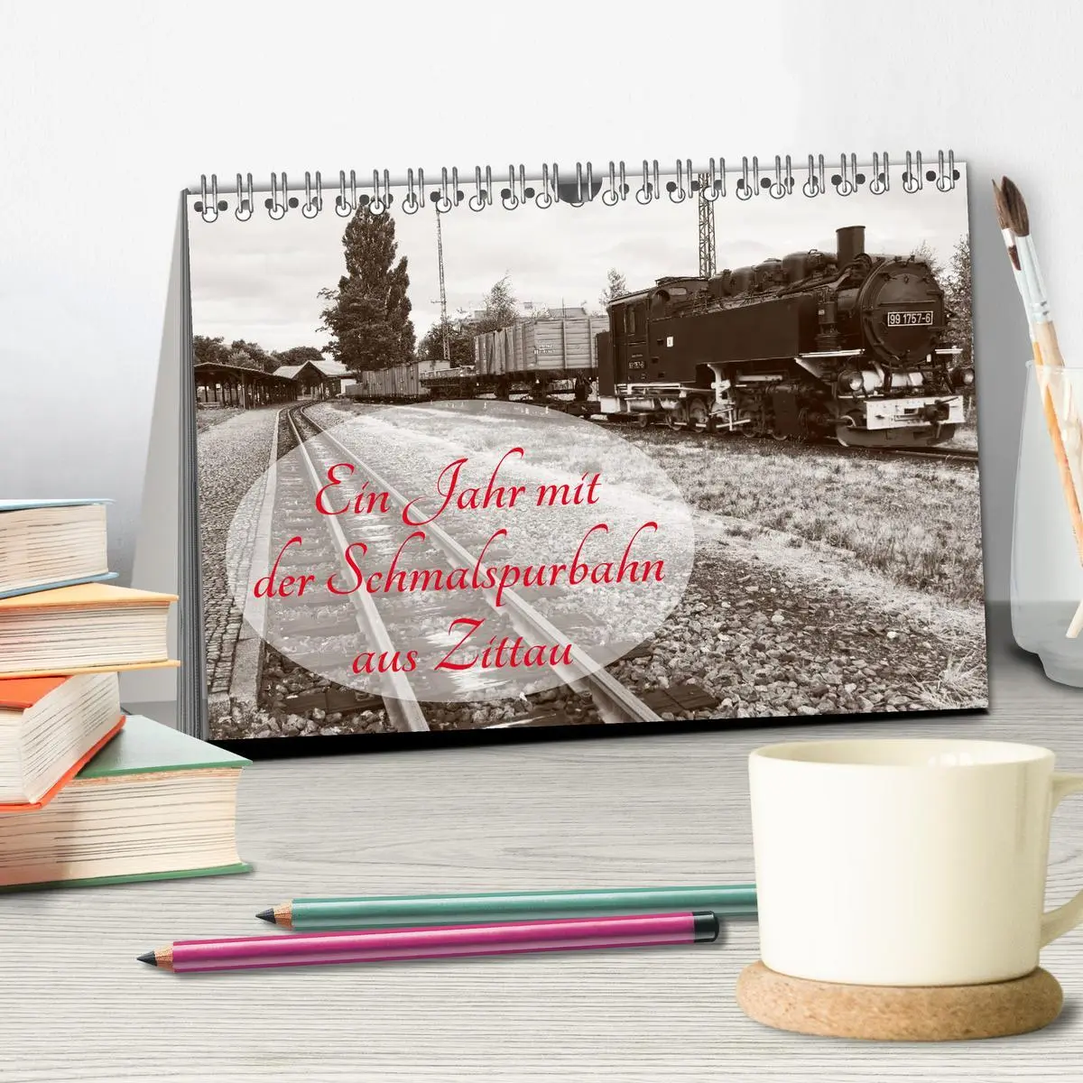 Bild: 9783516030433 | Ein Jahr mit der Schmalspurbahn aus Zittau (Tischkalender 2026 DIN...