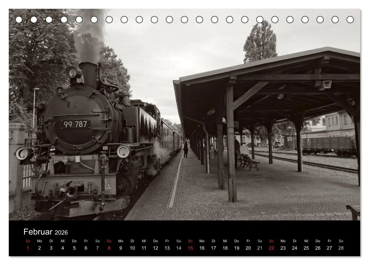 Bild: 9783516030433 | Ein Jahr mit der Schmalspurbahn aus Zittau (Tischkalender 2026 DIN...
