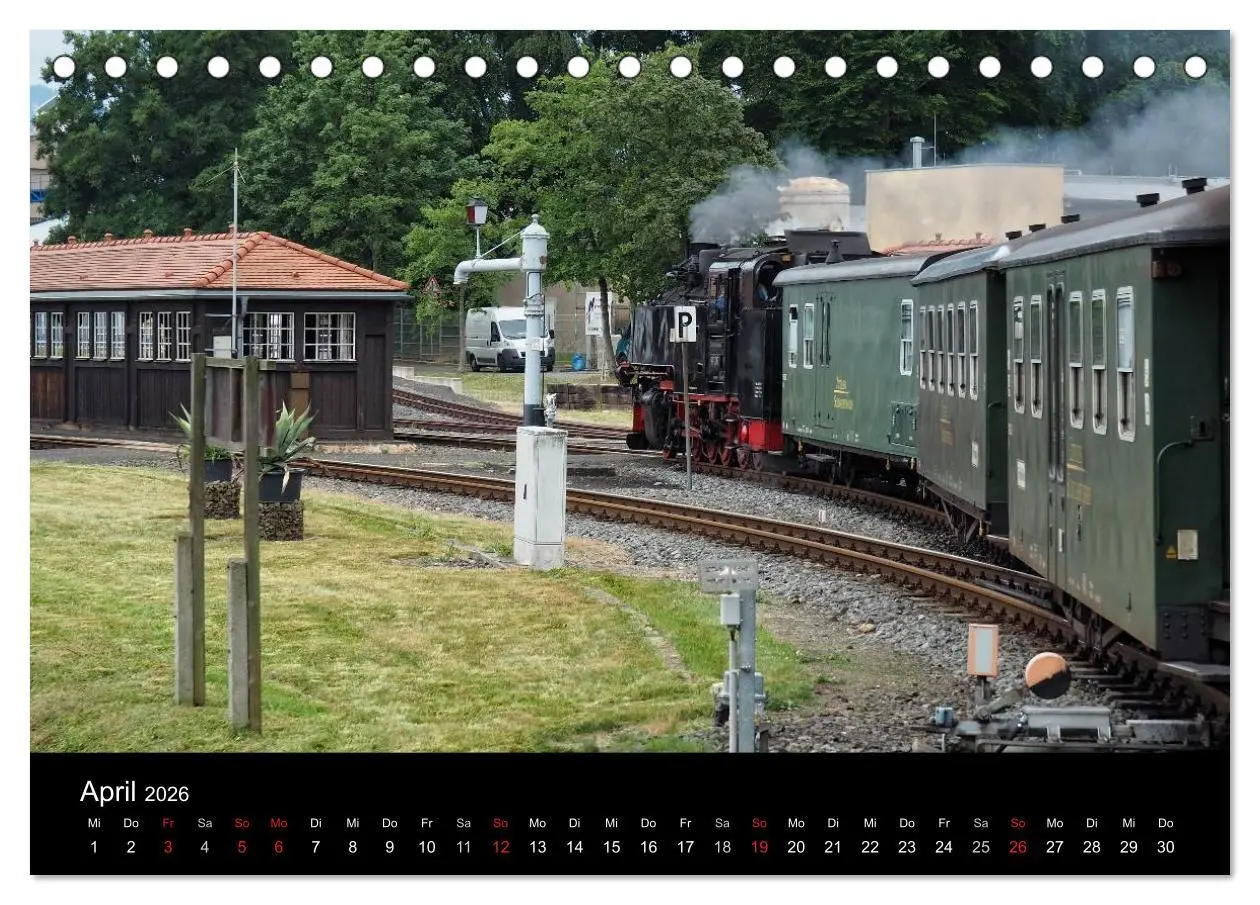 Bild: 9783516030433 | Ein Jahr mit der Schmalspurbahn aus Zittau (Tischkalender 2026 DIN...