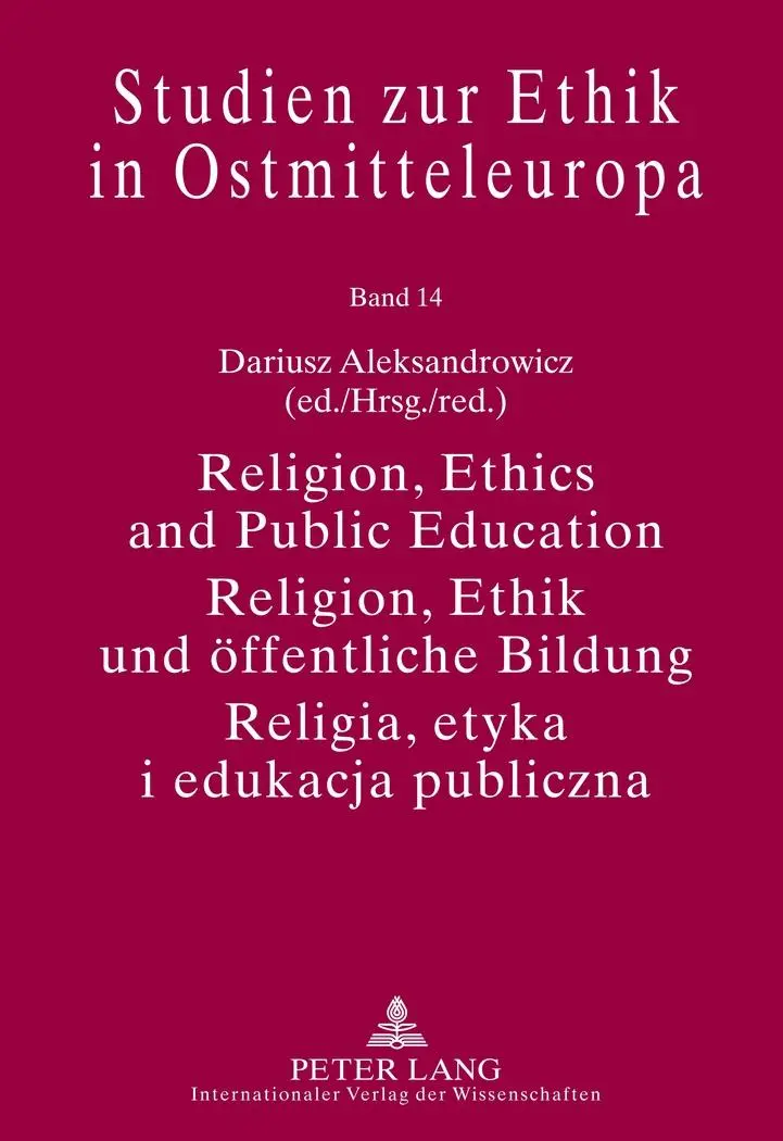 Cover: 9783631630433 | Religion, Ethics and Public Education- Religion, Ethik und...