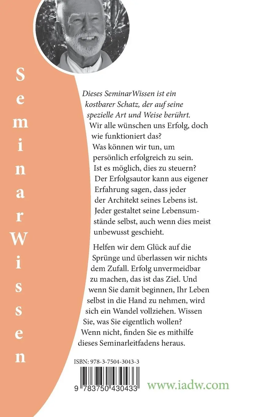 Rückseite: 9783750430433 | Persönlicher Erfolg leicht gemacht | SeminarWissen | Kurt Tepperwein