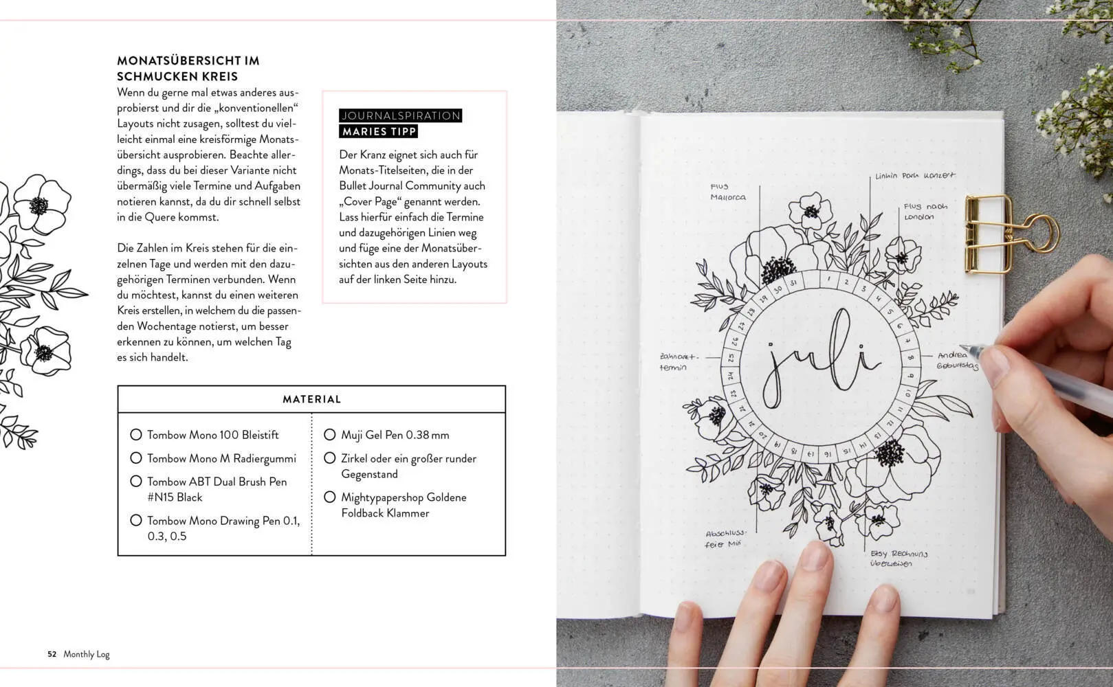 Bild: 9783960930433 | Journalspiration - Bullet-Journal-Guide | Marietheres Viehler | Buch