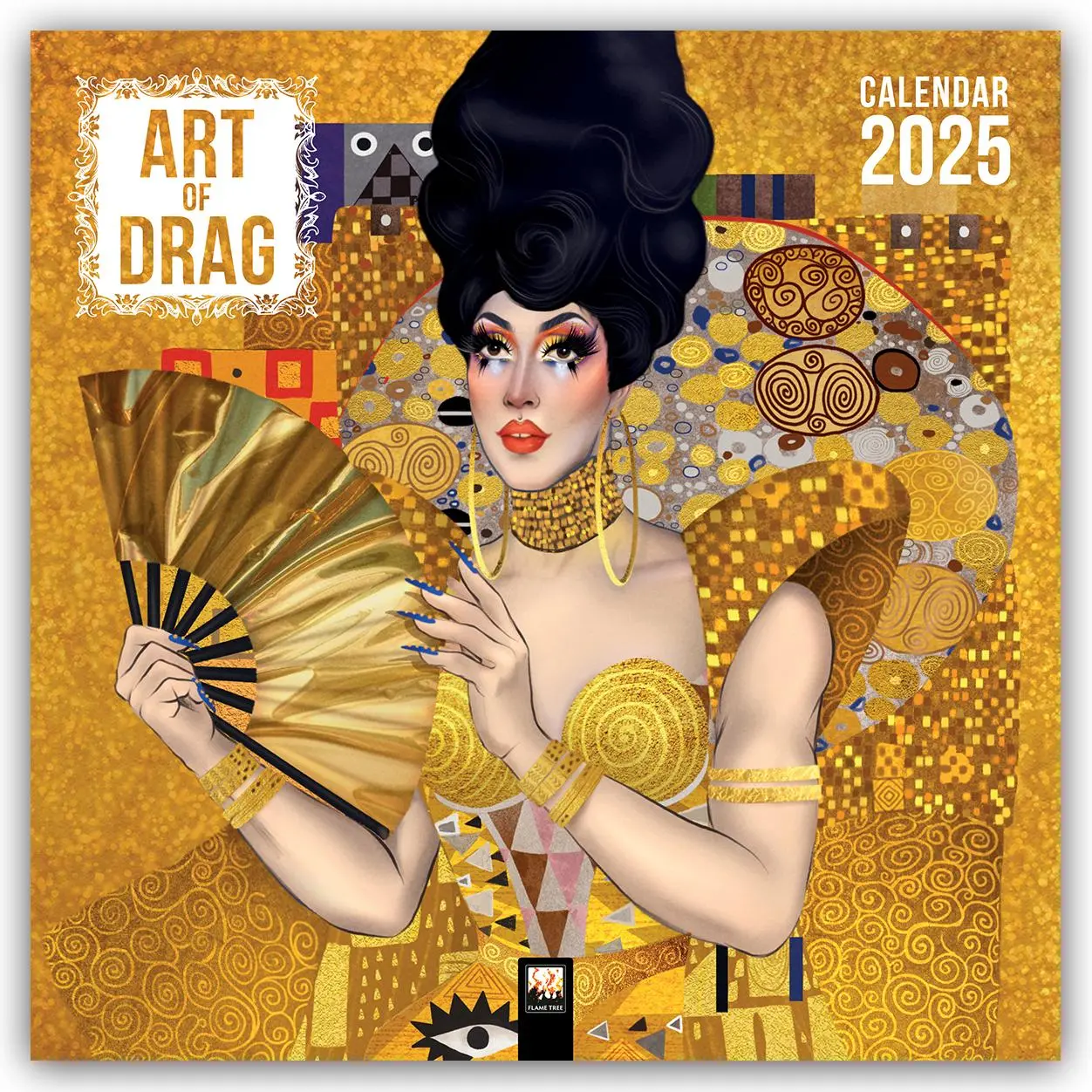 Cover: 9781835620533 | Art of Drag Wall Calendar 2025 (Art Calendar) | Flame Tree Publishing