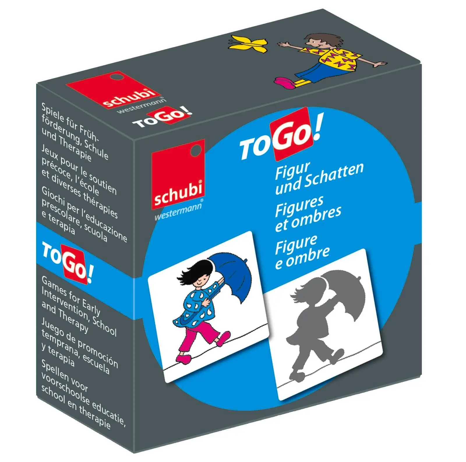 Cover: 9783072100533 | schubi ToGo 4 | Figur und Schatten | Box | Lehr- und Lernkarten | 2021