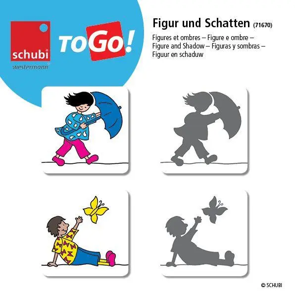 Bild: 9783072100533 | schubi ToGo 4 | Figur und Schatten | Marlies Schauer | Box | Deutsch