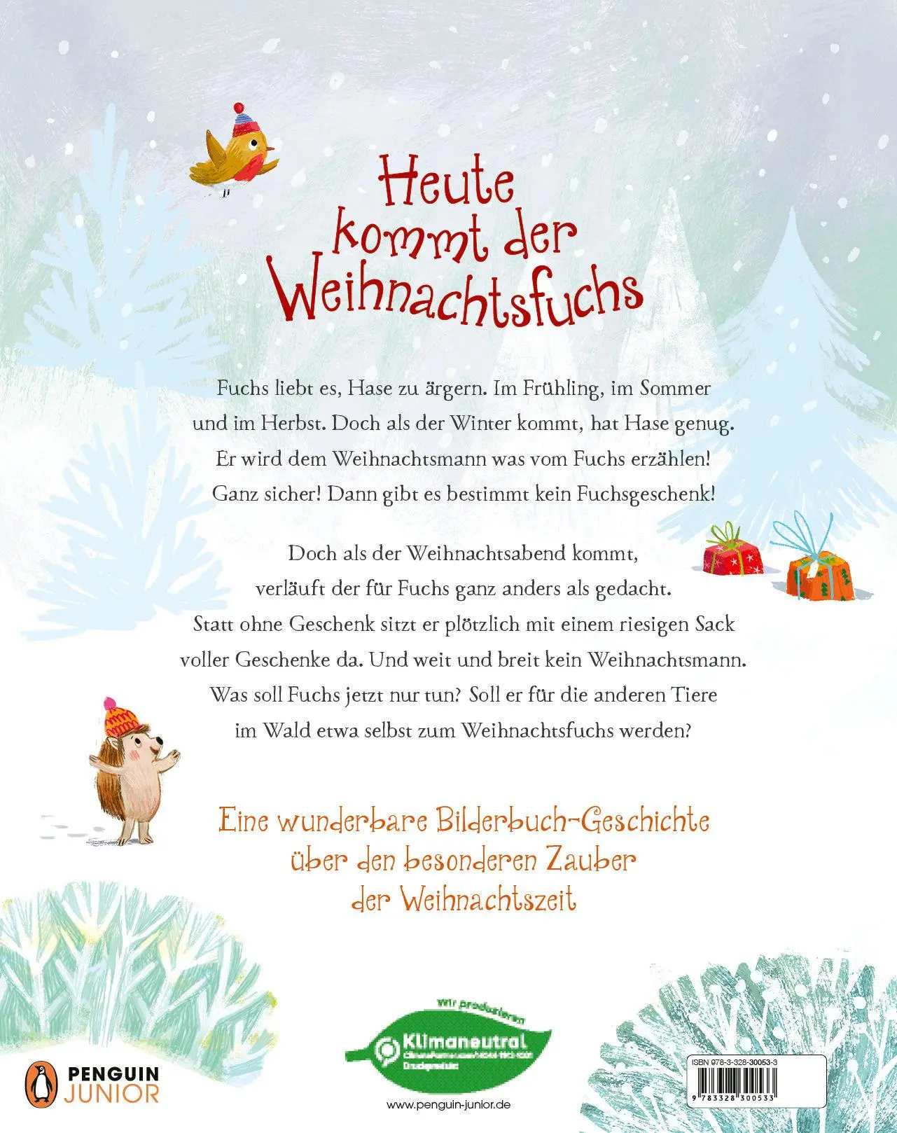 Bild: 9783328300533 | Heute kommt der Weihnachtsfuchs | Bilderbuch für Kinder ab 4 Jahren