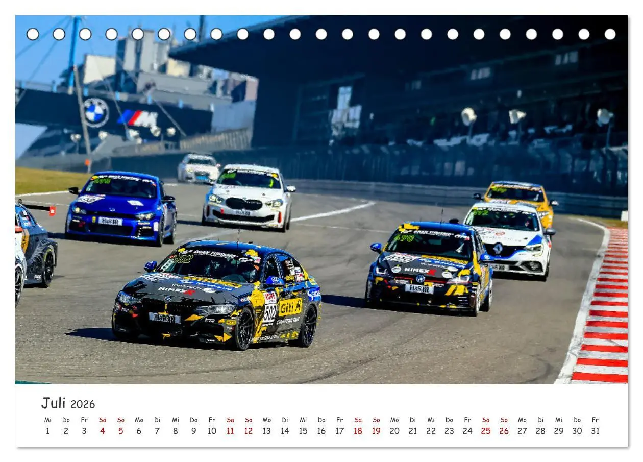 Bild: 9783457550533 | Nüburgring Langstrecken Serie 2026 (Tischkalender 2026 DIN A5...