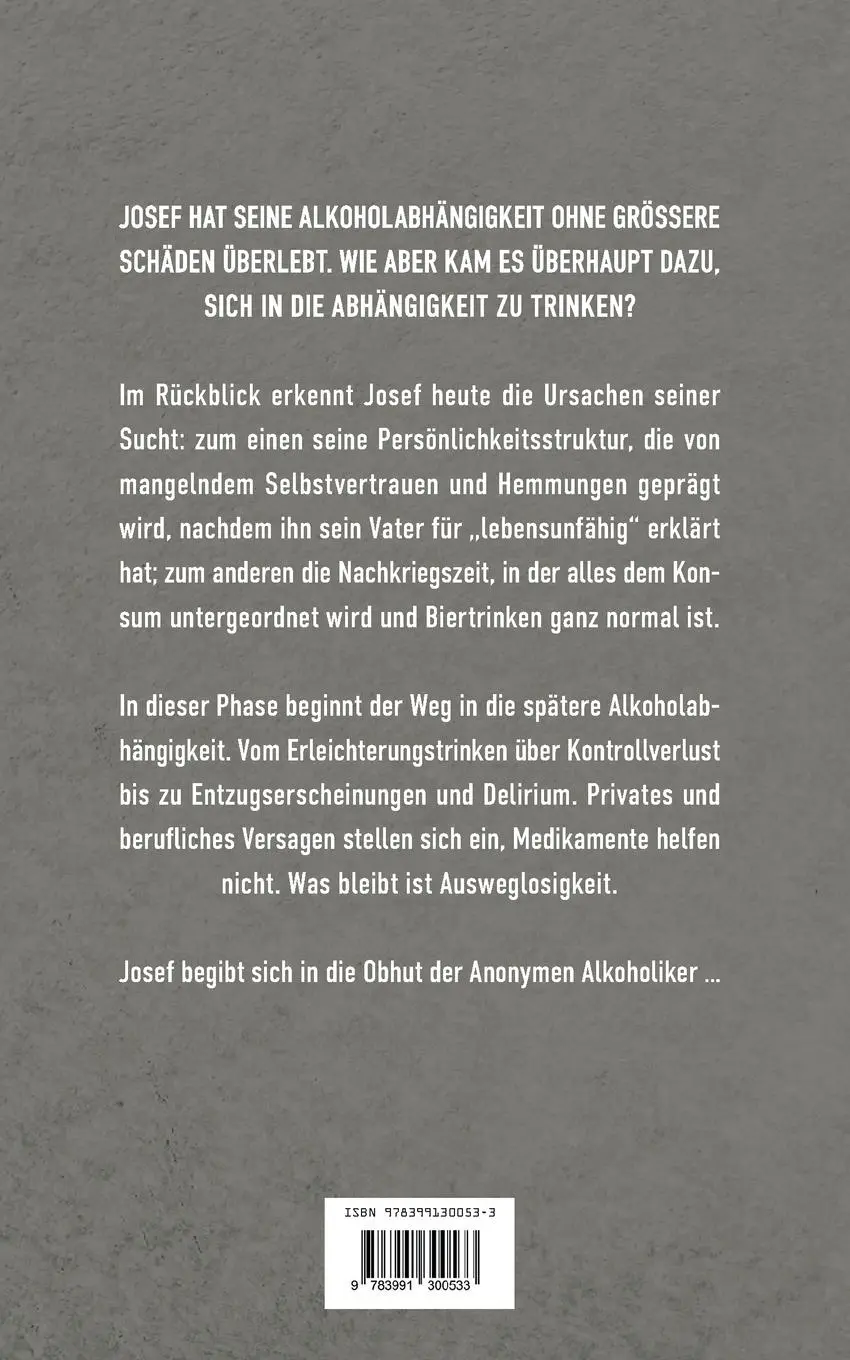 Rückseite: 9783991300533 | Innenansichten eines Alkoholikers | Leben ohne Alkohol | Eichmeyer