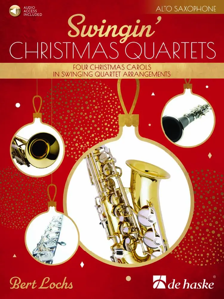 Cover: 9790035240533 | Swingin' Christmas Quartets | Bert Lochs | Set + Online-Audio
