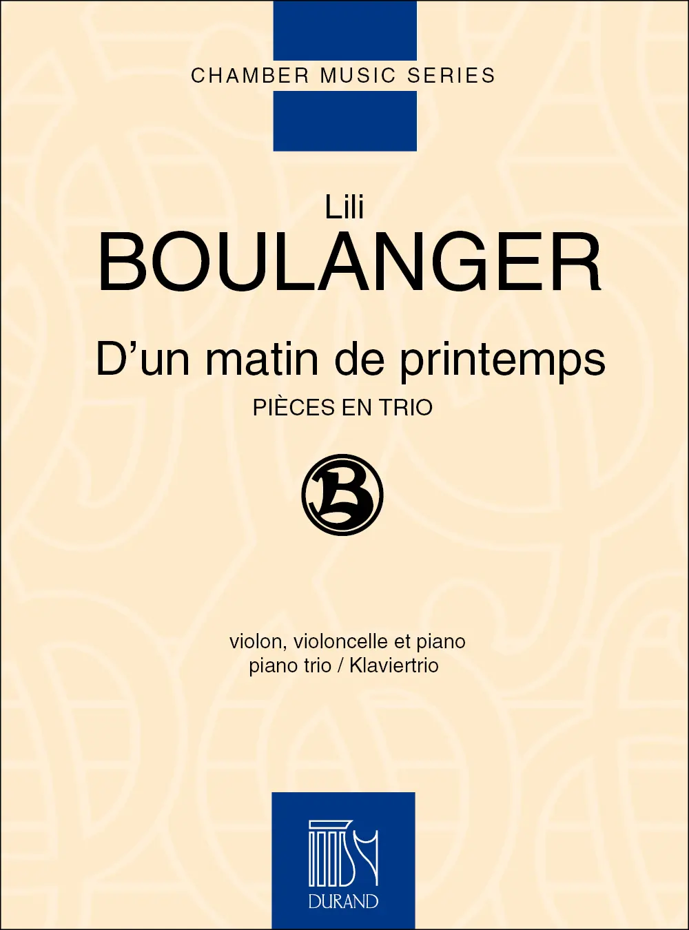 Cover: 9790044080533 | D'Un Matin De Printemps | Lili Boulanger | Partitur | 2007