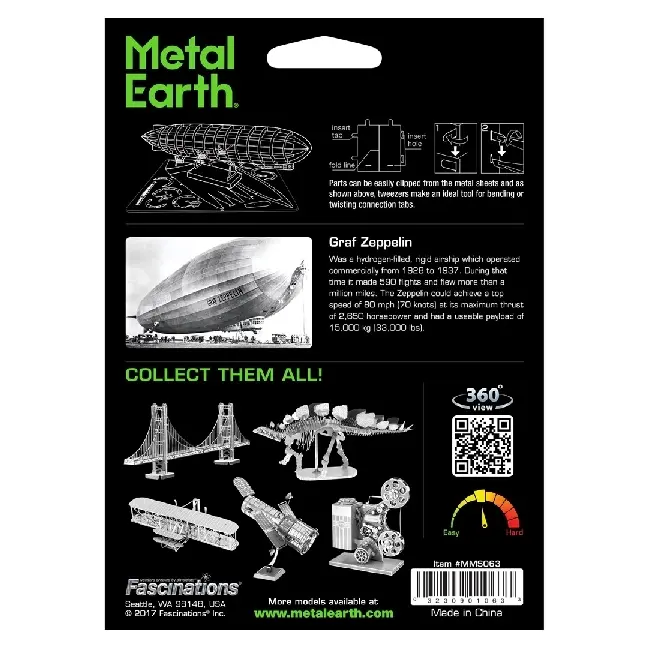 Bild: 32309010633 | Metal Earth: Graf Zeppelin | Steel Model Kit | 502504 | 2018 | InVento