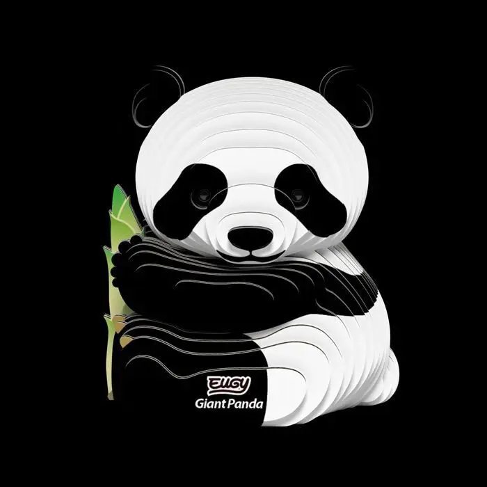 Bild: 9421036940633 | EUGY - 3D Bastelset Grosser Panda | Kit (Bastelset) | In Karton | 2026