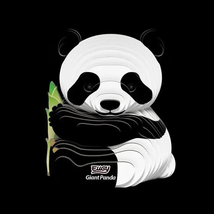 Bild: 9421036940633 | EUGY - 3D Bastelset Grosser Panda | Kit (Bastelset) | In Karton | 2026