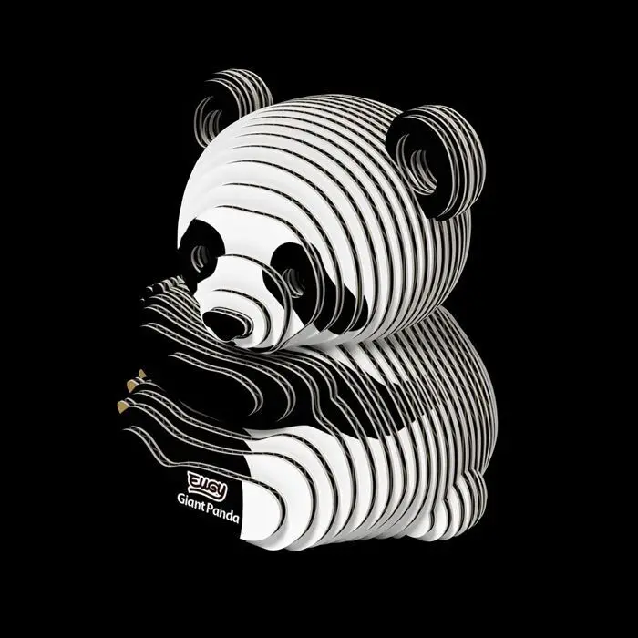 Bild: 9421036940633 | EUGY - 3D Bastelset Grosser Panda | Kit (Bastelset) | In Karton | 2026