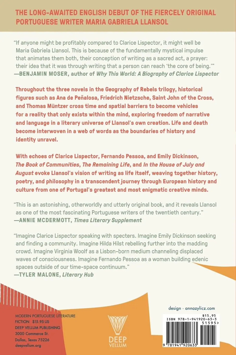 Rückseite: 9781941920633 | Geography of Rebels Trilogy | Maria Gabriela Llansol | Taschenbuch