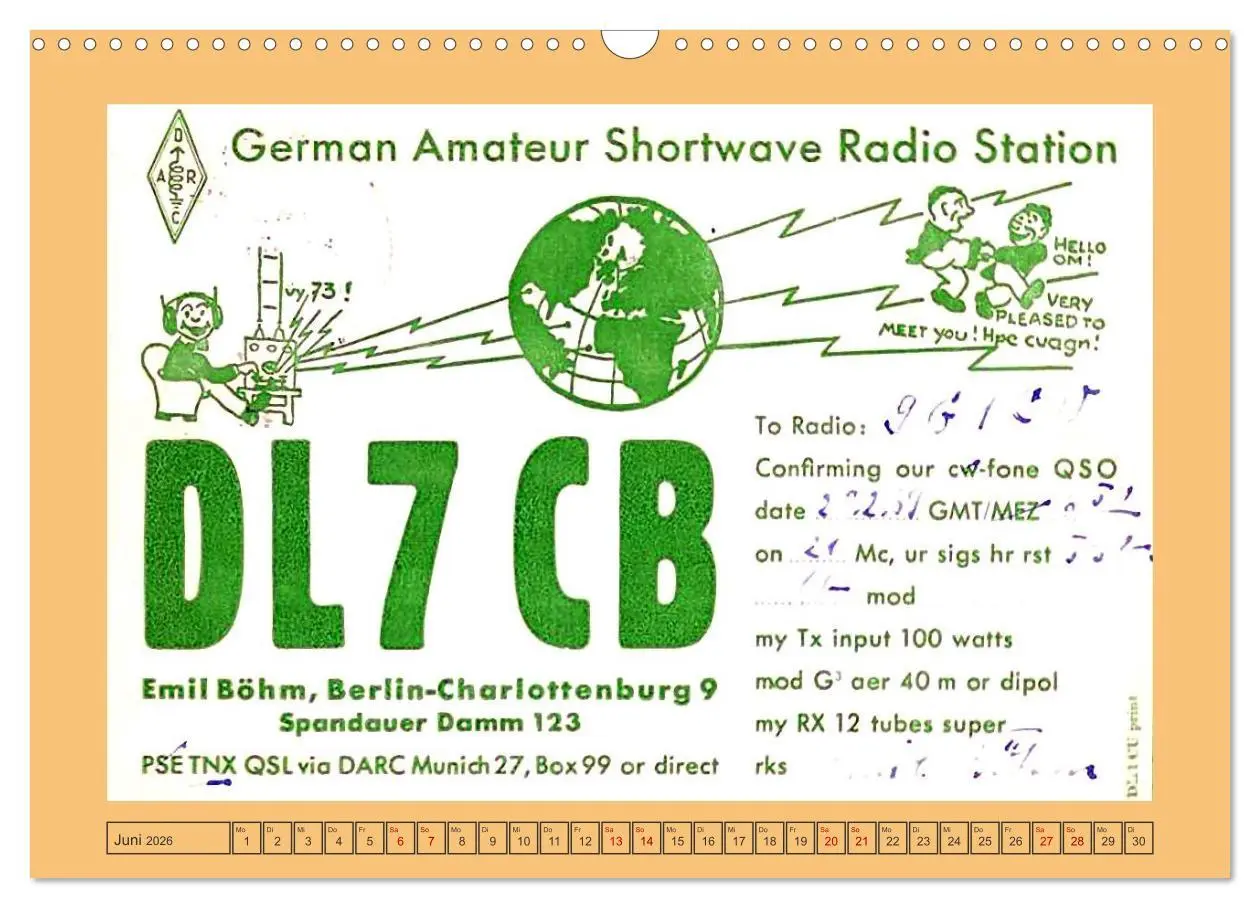 Bild: 9783457300633 | Amateurfunk in West-Berlin (Wandkalender 2026 DIN A3 quer),...