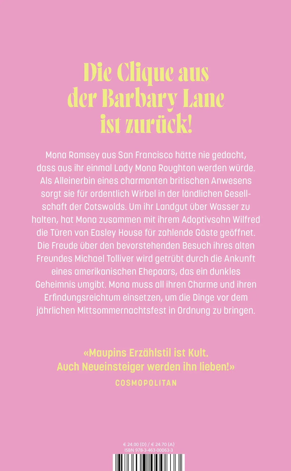 Rückseite: 9783463000633 | Landgeschichten | Der neue Roman des Kultautors von "Stadtgeschichten"