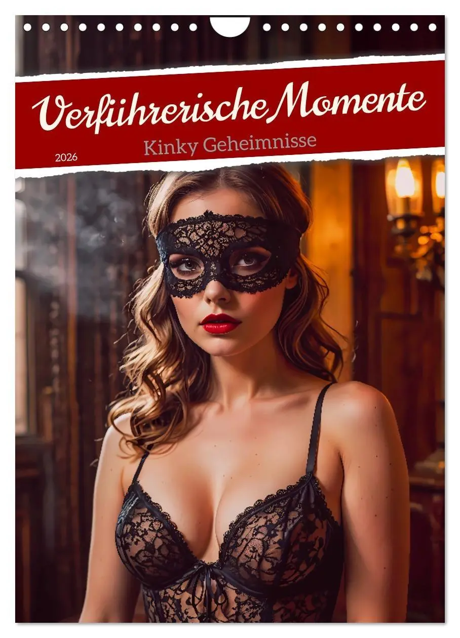 Cover: 9783516250633 | Verführerische Momente - Kinky Geheimnisse (Wandkalender 2026 DIN...