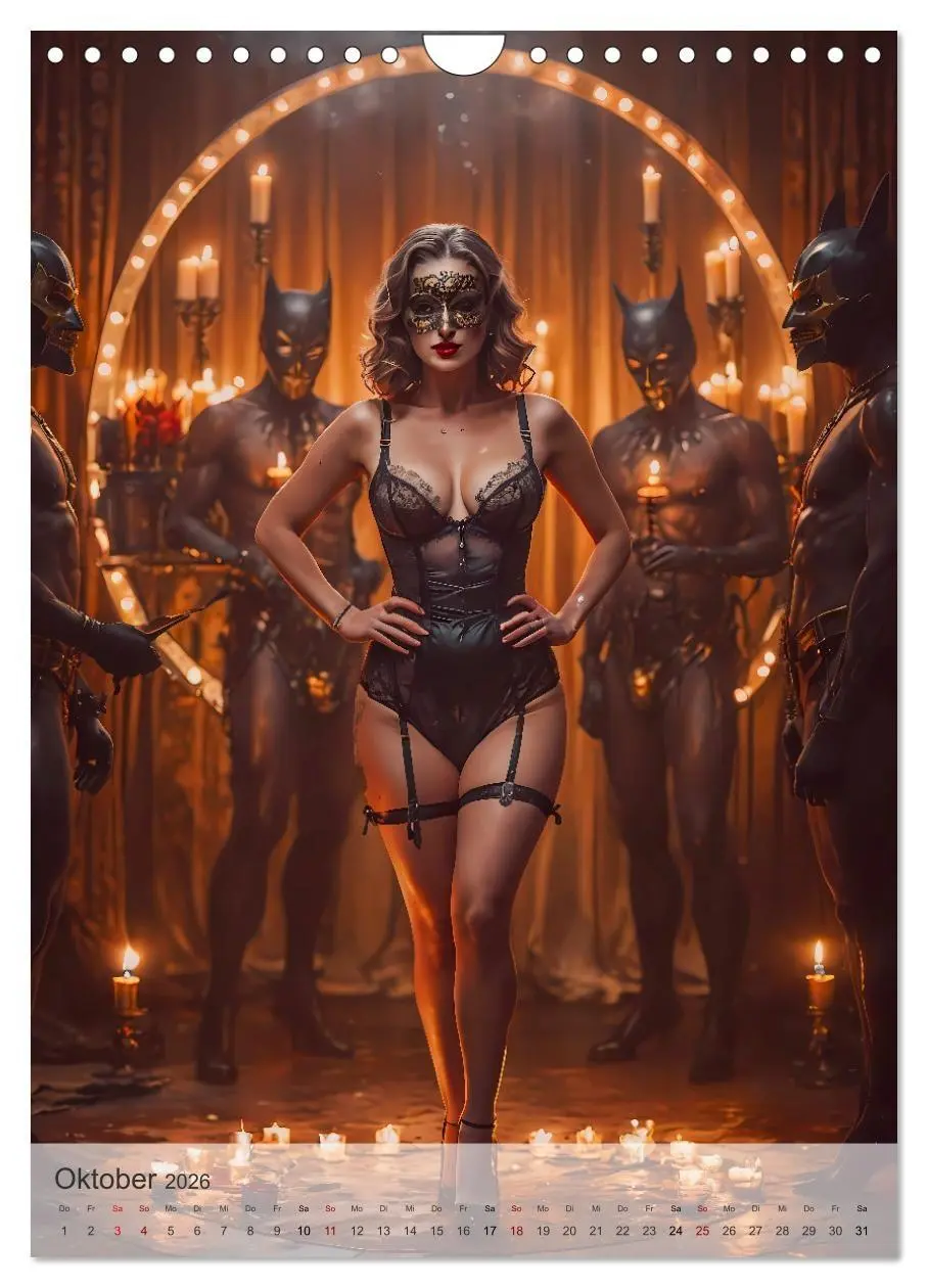 Bild: 9783516250633 | Verführerische Momente - Kinky Geheimnisse (Wandkalender 2026 DIN...