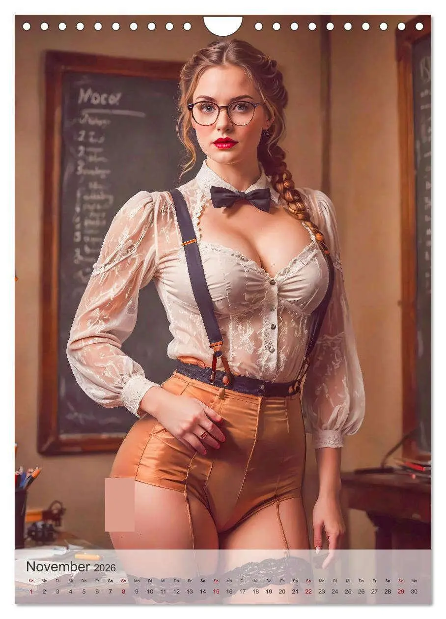 Bild: 9783516250633 | Verführerische Momente - Kinky Geheimnisse (Wandkalender 2026 DIN...