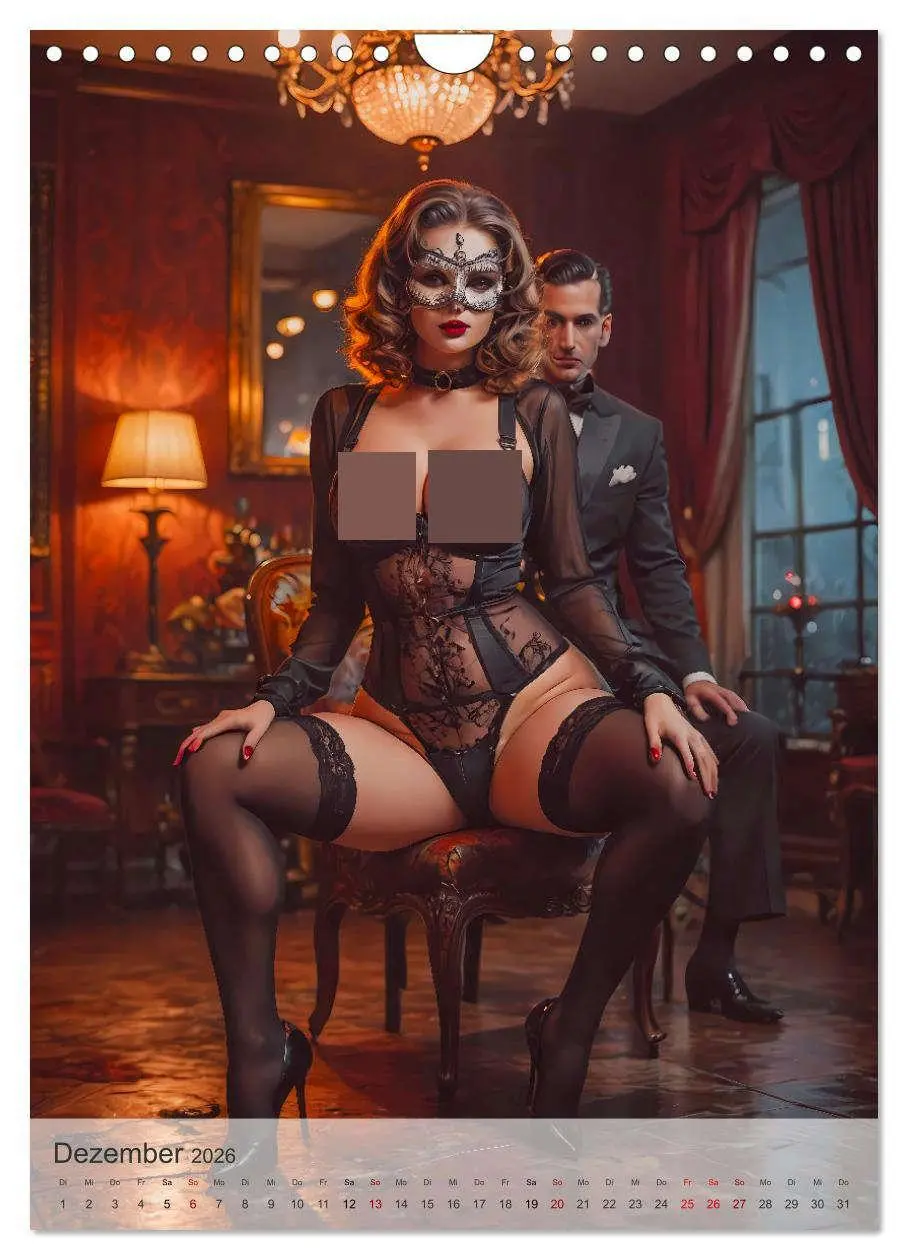 Bild: 9783516250633 | Verführerische Momente - Kinky Geheimnisse (Wandkalender 2026 DIN...