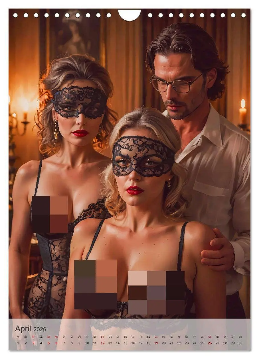 Bild: 9783516250633 | Verführerische Momente - Kinky Geheimnisse (Wandkalender 2026 DIN...