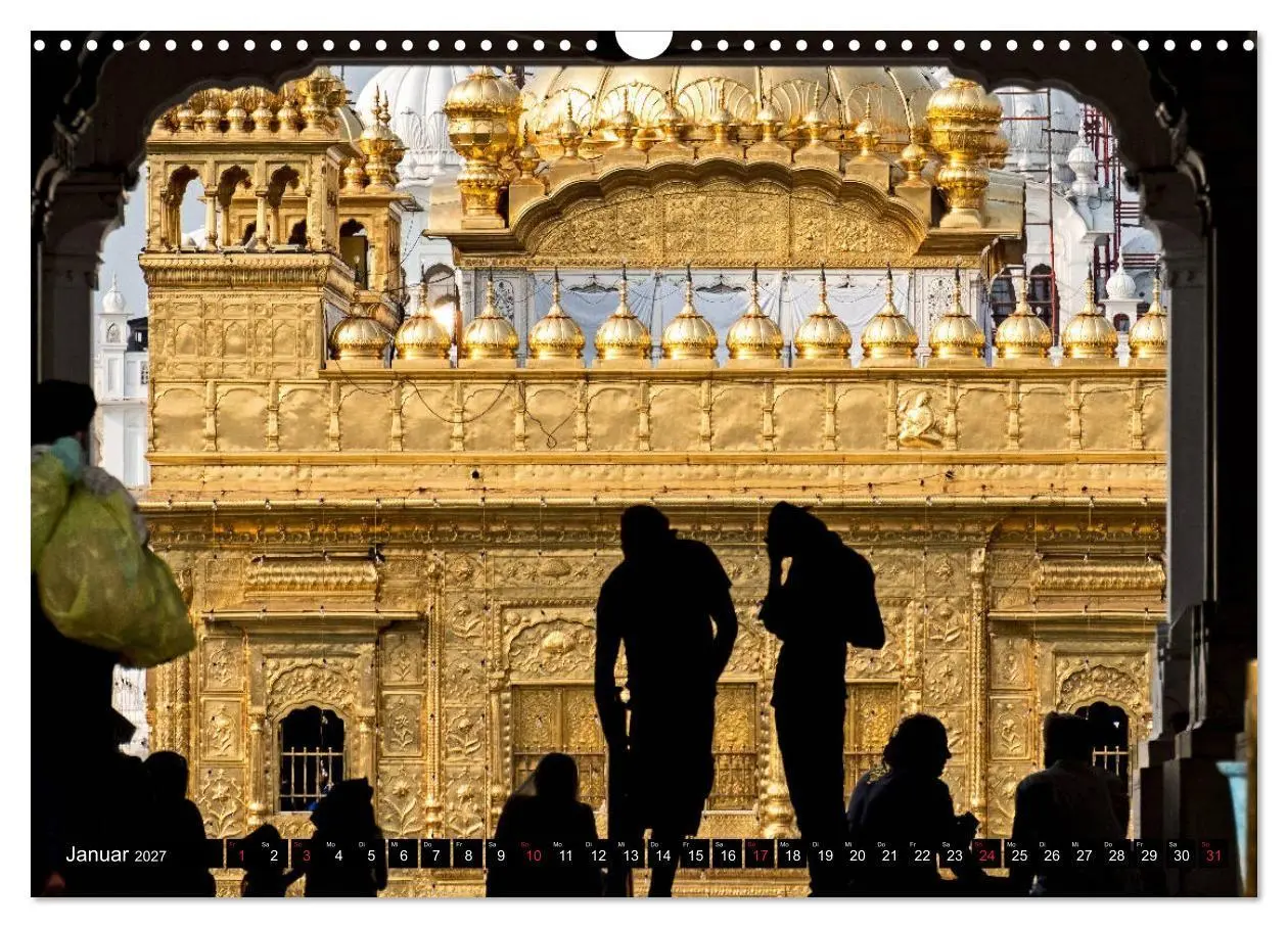 Bild: 9783569720633 | Amritsar - Der goldene Tempel (Wandkalender 2027 DIN A3 quer),...