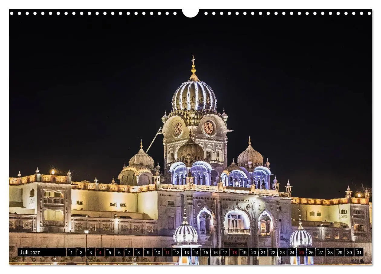 Bild: 9783569720633 | Amritsar - Der goldene Tempel (Wandkalender 2027 DIN A3 quer),...