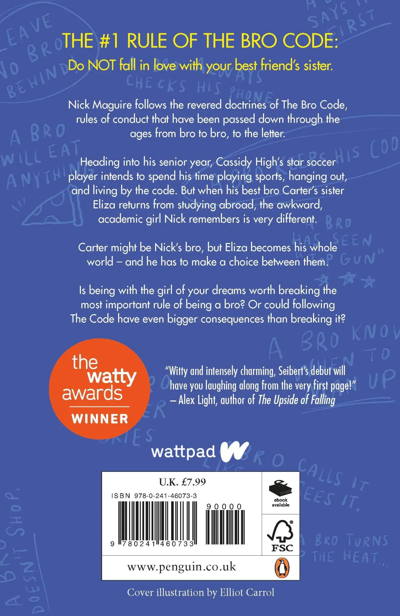 Rückseite: 9780241460733 | The Bro Code | Elizabeth Seibert | Taschenbuch | Englisch | 2020