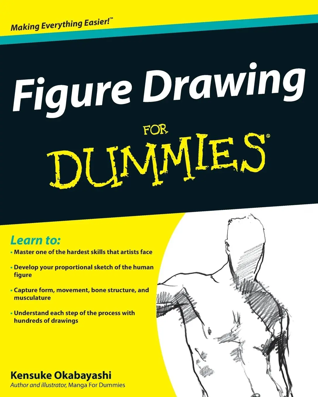 Cover: 9780470390733 | Figure Drawing For Dummies | Kensuke Okabayashi | Taschenbuch | 368 S.
