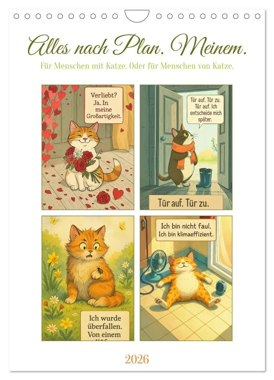 Cover: 9783457460733 | Alles nach Plan. Meinem. - Für Menschen mit Katze. Oder für...